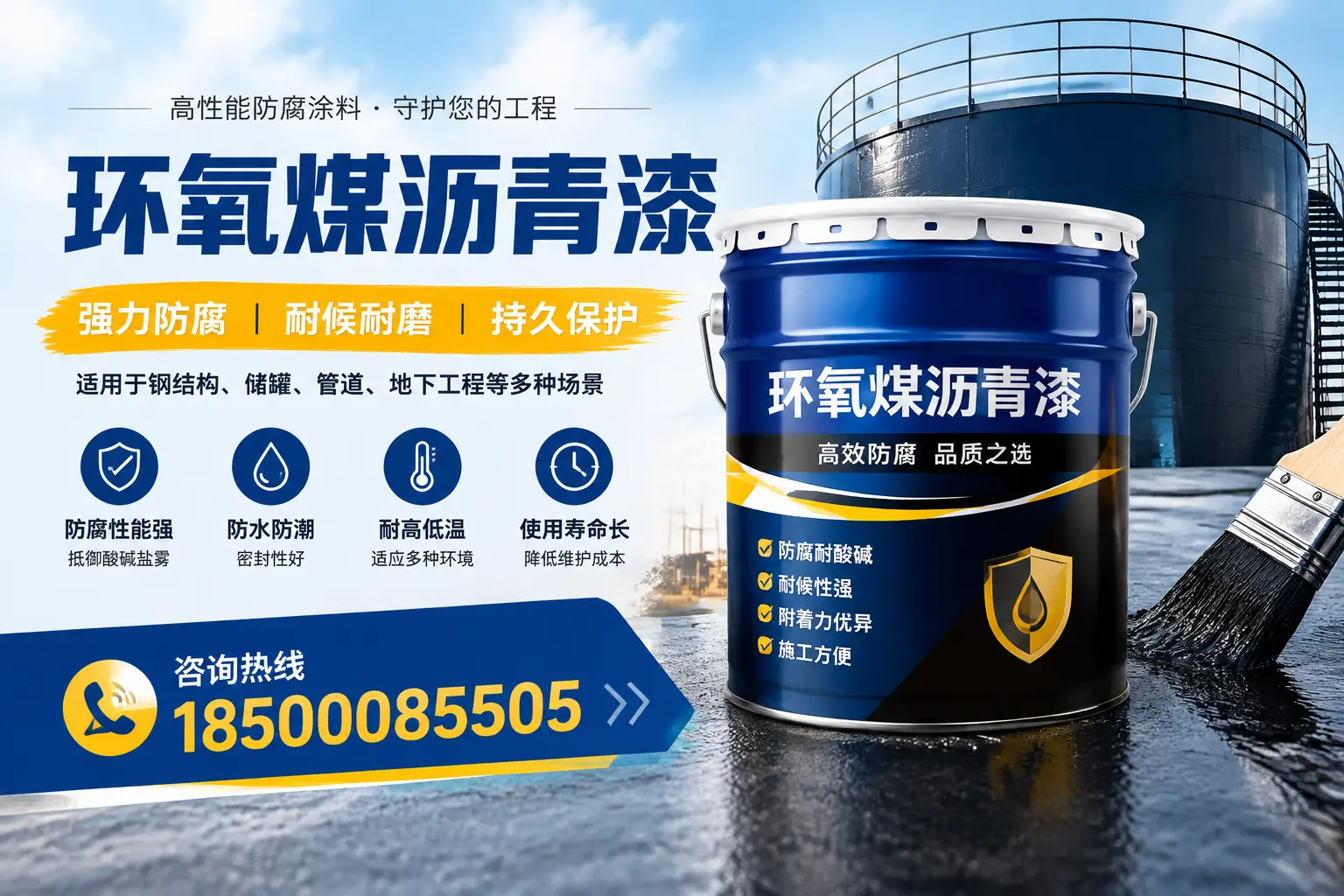 环氧煤沥青漆在工业中的应用,上海企业的选择